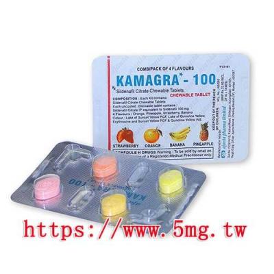 [缺貨]Kamagra Polo 100咀嚼片威而鋼 印度水果味威而鋼