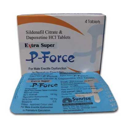 藍P必利吉 Extra super P-Force 200mg 印度超級威而鋼雙效