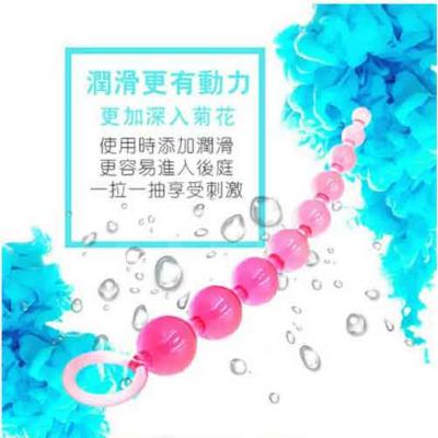 後庭拉珠肛塞情趣玩具 彩色水晶設計肛門刺激調情必備